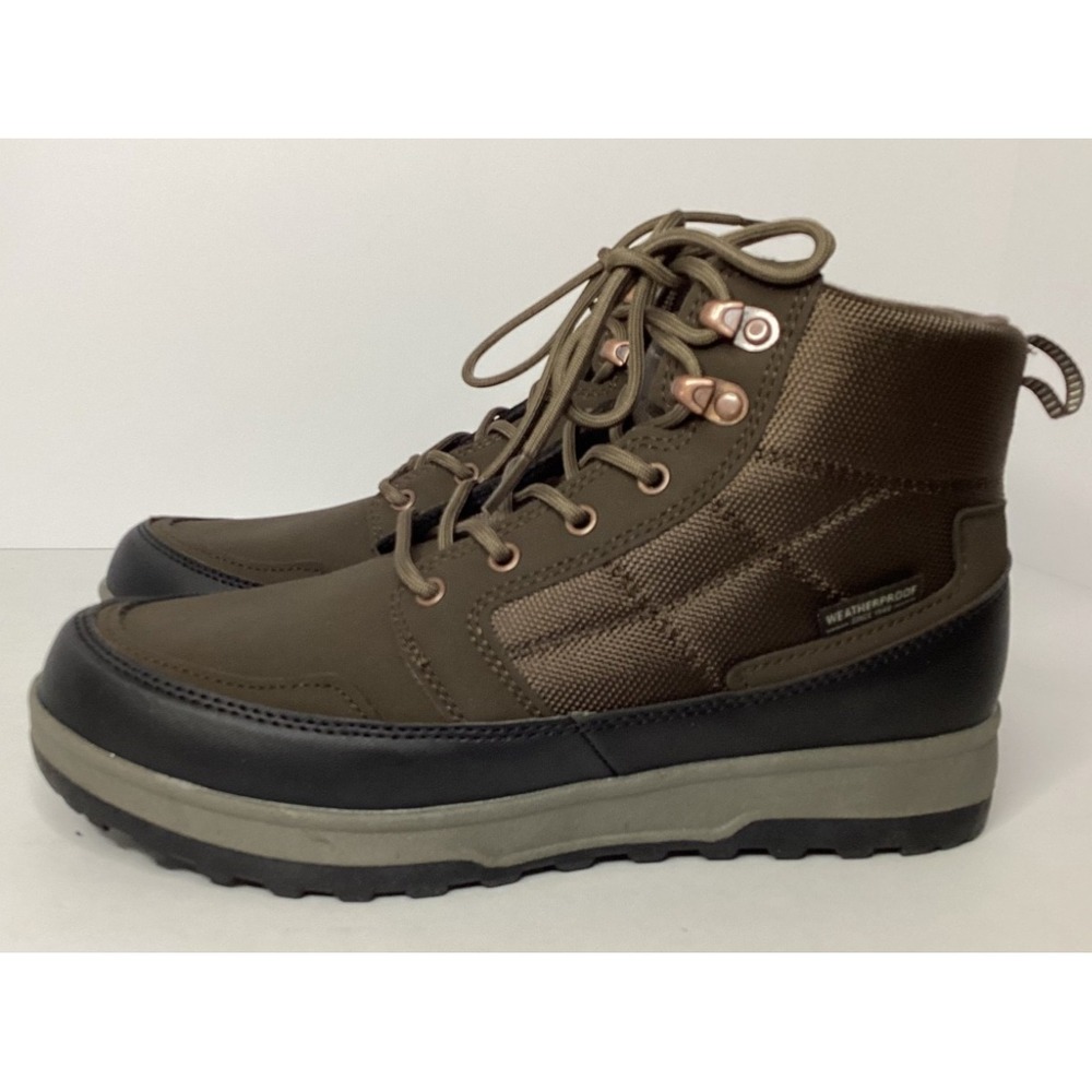 Weatherproof Men's Memory Foam Boots Size 8 Brown